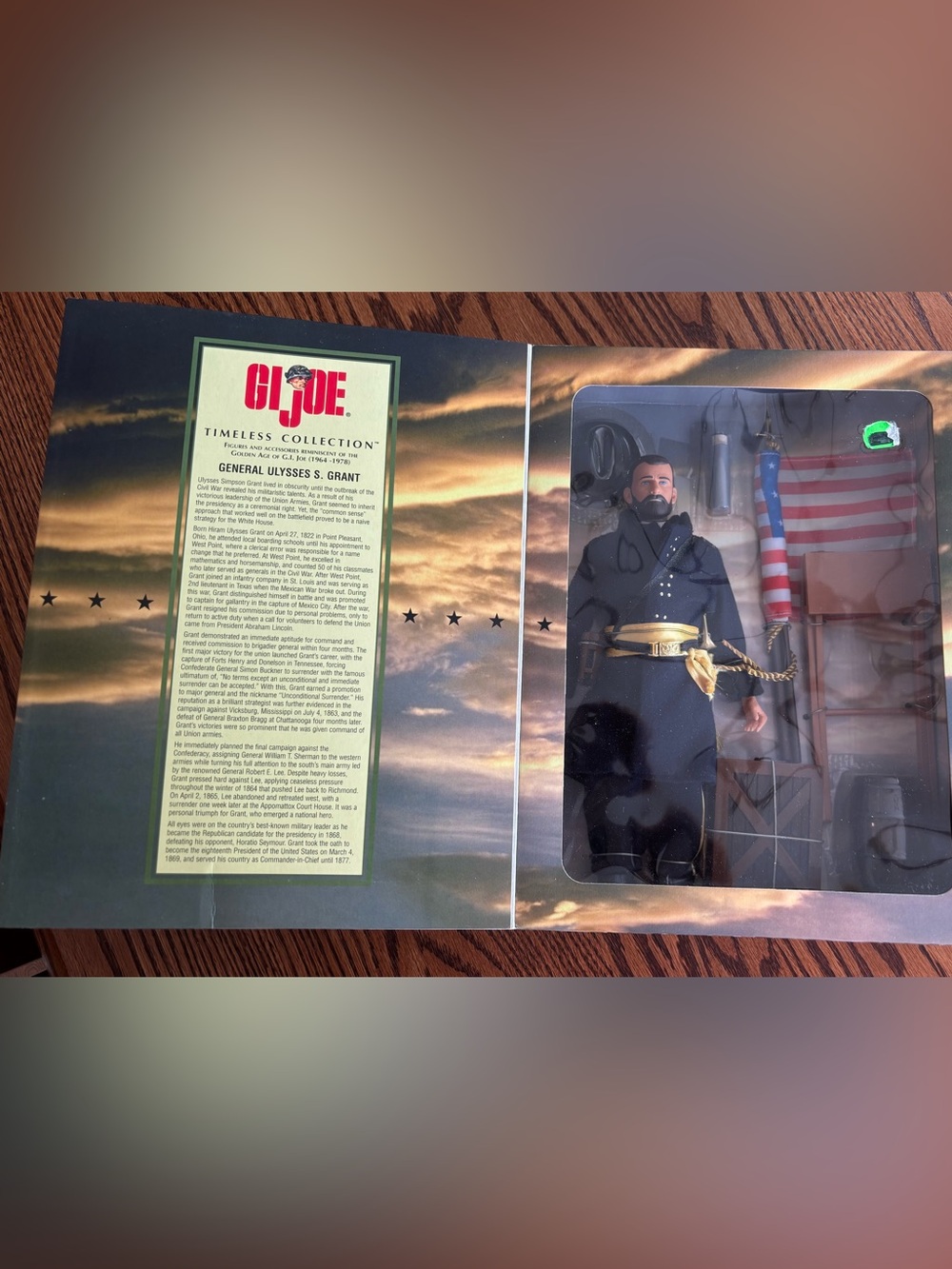 1998 NOS GI Joe Civil War Series General Ulysses S Grant Timeless Collection New
